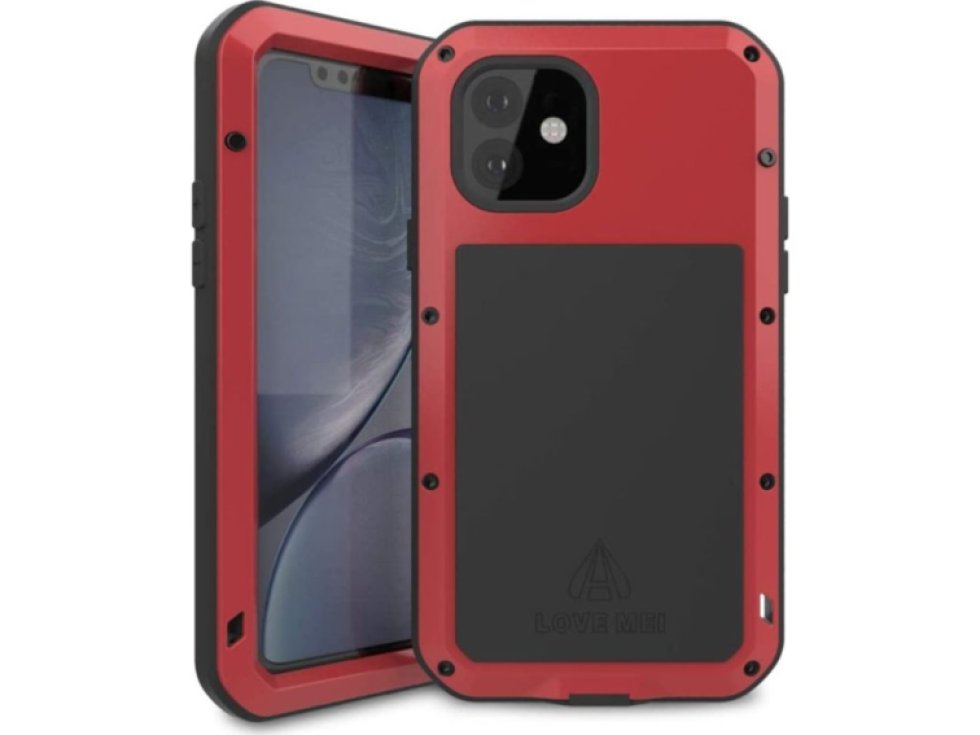 Ochranný kryt na iPhone 11 - LOVE MEI, Powerful Red