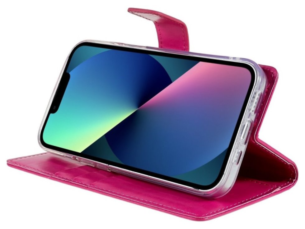 Ochranné pouzdro pro iPhone 14 - Mercury, Bluemoon Diary HotPink