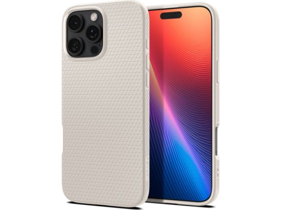 Ochranný kryt na iPhone 16 Pro MAX - Spigen, Liquid Air Natural Titanium