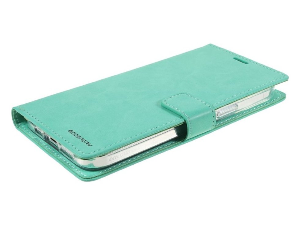 Ochranné pouzdro pro iPhone 13 Pro - Mercury, Bluemoon Diary Mint