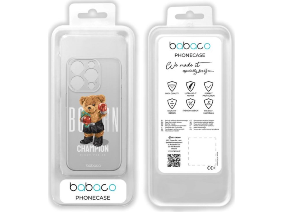 Ochranný kryt na iPhone 11 Pro - Babaco, Teddy Fighter 001 BPCTEDDY5503