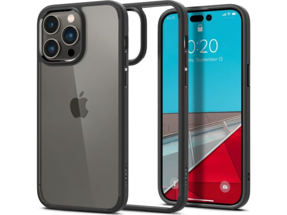 Ochranný kryt pro iPhone 14 Pro MAX - Spigen, Ultra Hybrid Matte Black