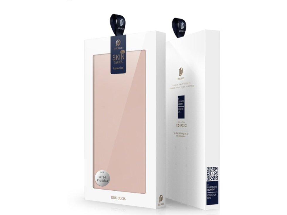 Knížkové pouzdro pro iPhone 14 Pro MAX - DuxDucis, SkinPro Rose