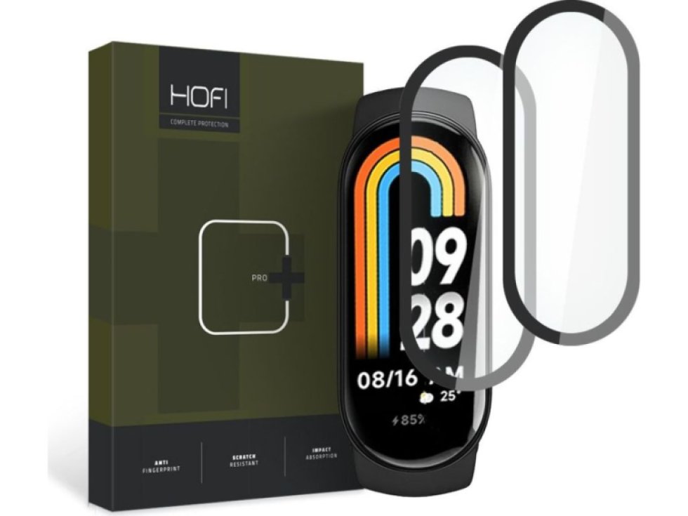 Hybridní ochranné sklo na Xiaomi Mi Band 8 - Hofi, Glass Pro+ (2ks)