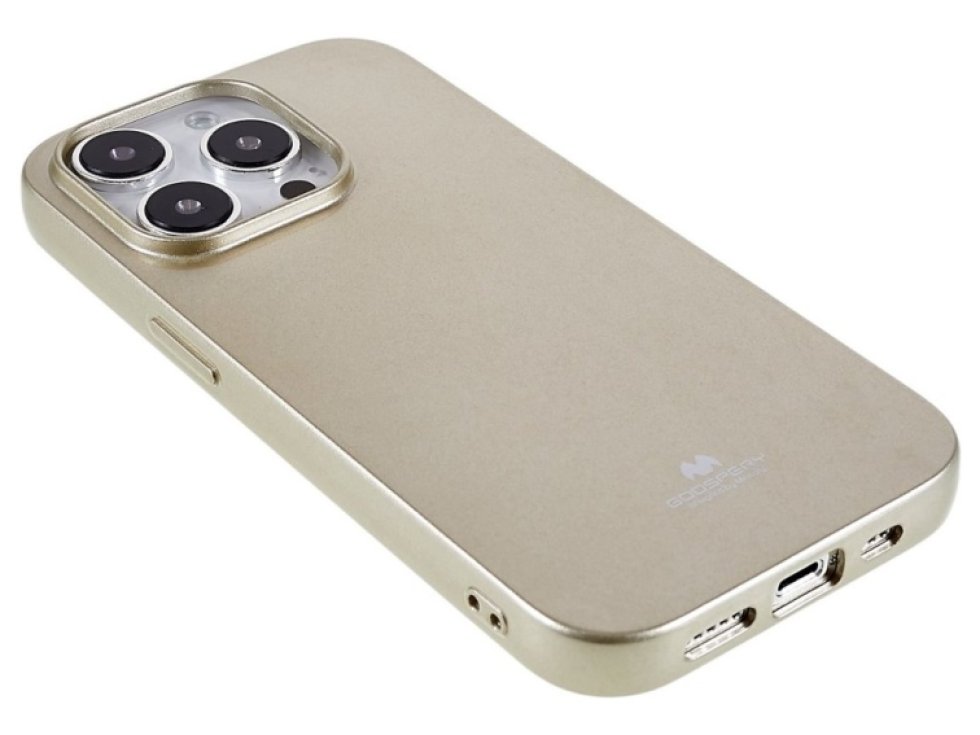 Ochranný kryt na iPhone 15 Pro - Mercury, Jelly Gold