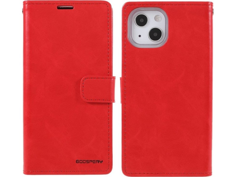 Ochranné pouzdro pro iPhone 13 - Mercury, Bluemoon Diary Red