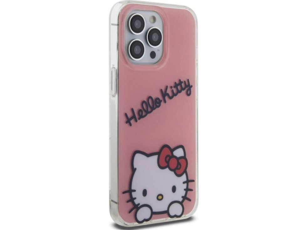Ochranný kryt na iPhone 13 Pro - Hello Kitty, IML Daydreaming Logo Pink HKHCP13LHKDSP