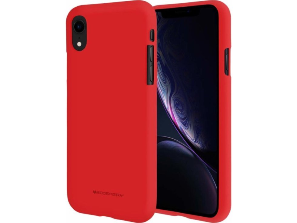 Ochranný kryt pro iPhone XR - Mercury, Soft Feeling Red