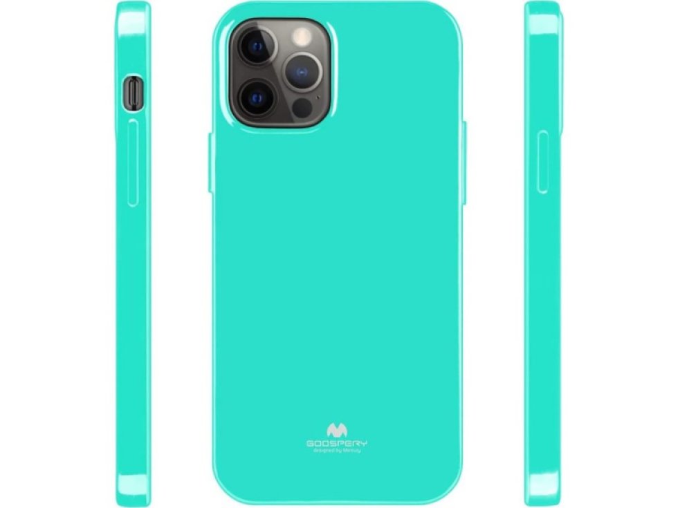 Ochranný kryt pro iPhone 12 / 12 Pro - Mercury, Jelly Mint