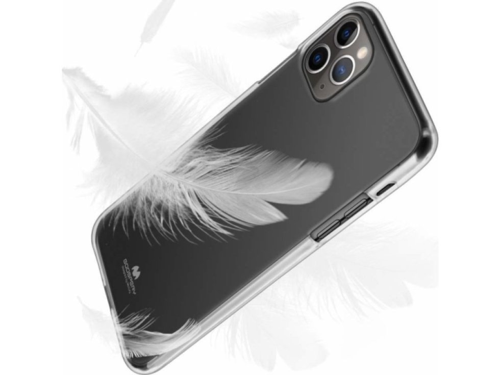 Ochranný kryt pro iPhone 11 Pro MAX - Mercury, Jelly Transparent