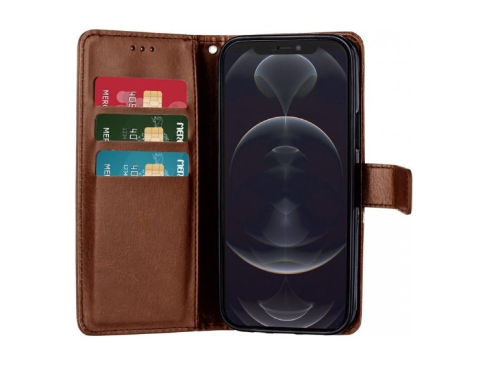 Ochranné pouzdro pro iPhone 14 PLUS - Mercury, Super Diary Brown