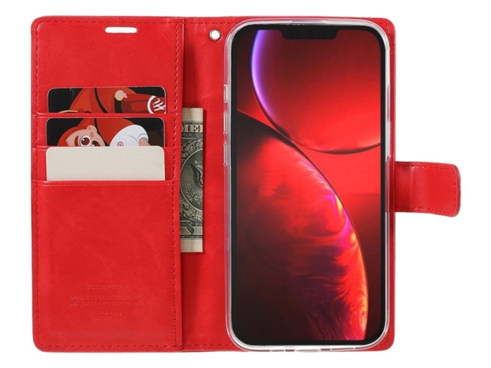 Ochranné pouzdro pro iPhone 13 - Mercury, Bluemoon Diary Red