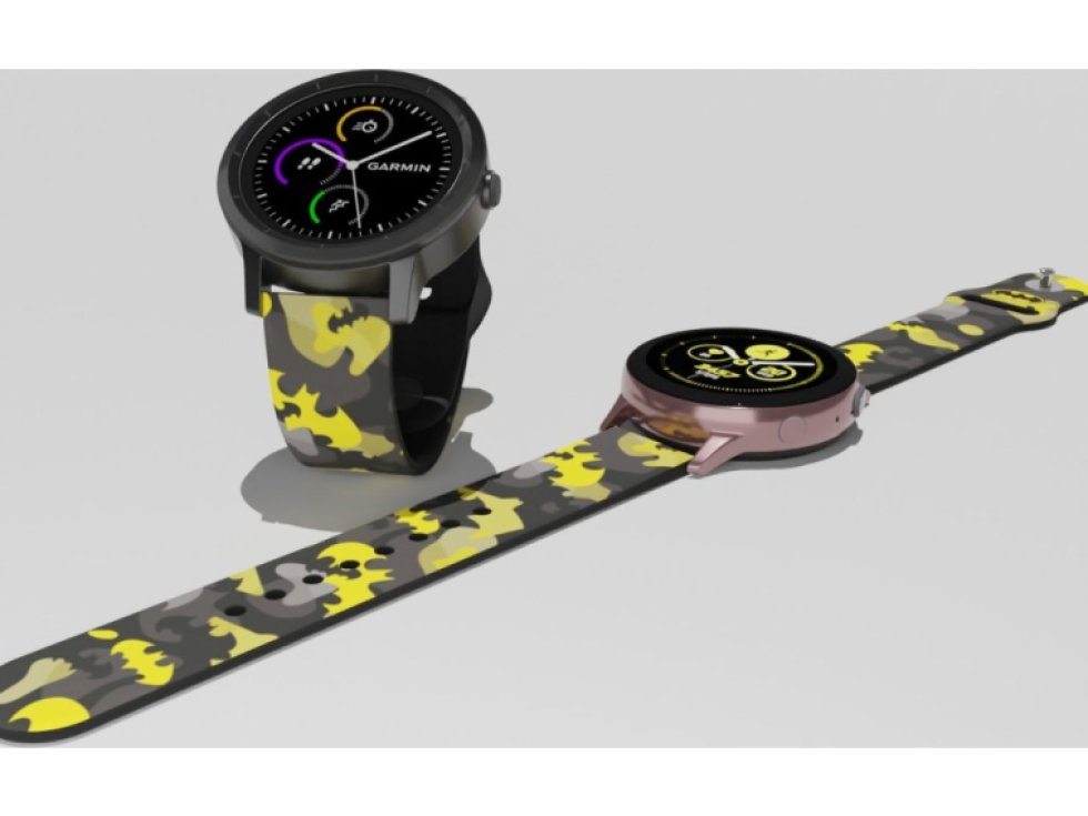 BATMAN - ŽLUTO-ČERNÝ ZNAK řemínek 22 mm