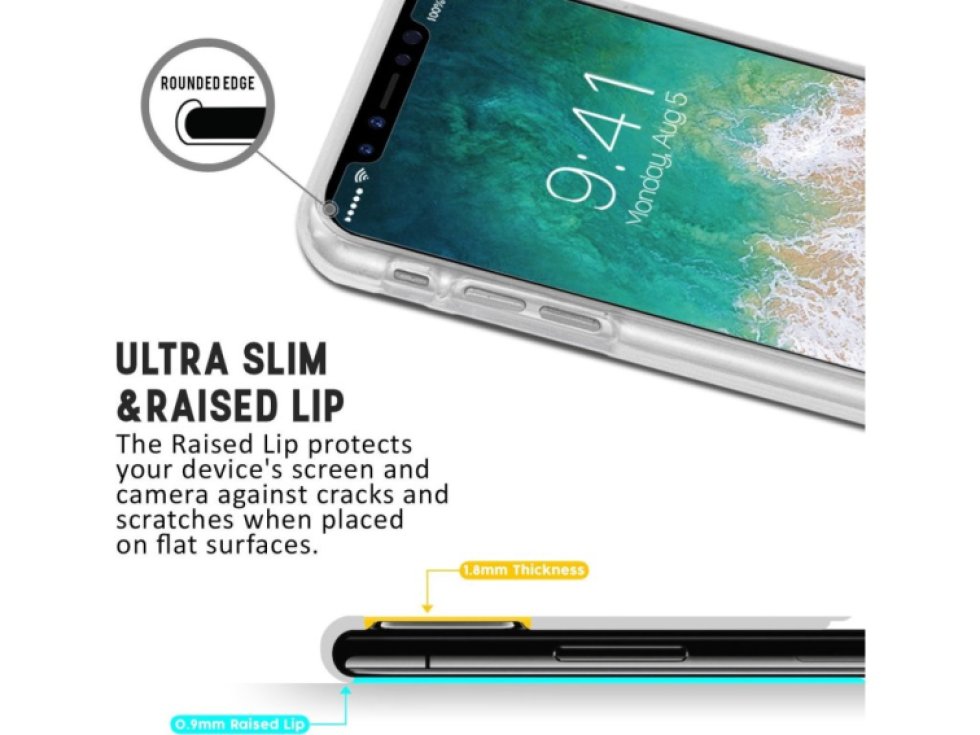 Ochranný kryt pro iPhone XS / X - Mercury, Jelly Transparent