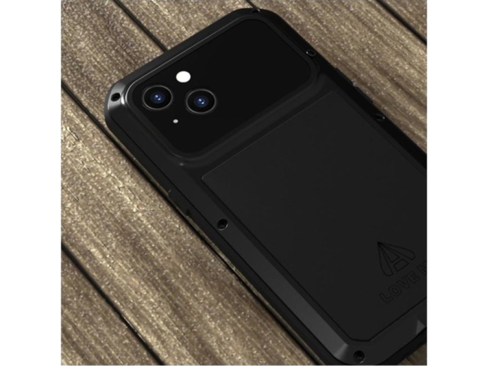 Ochranný kryt pro iPhone 13 - LOVE MEI, Powerful Black