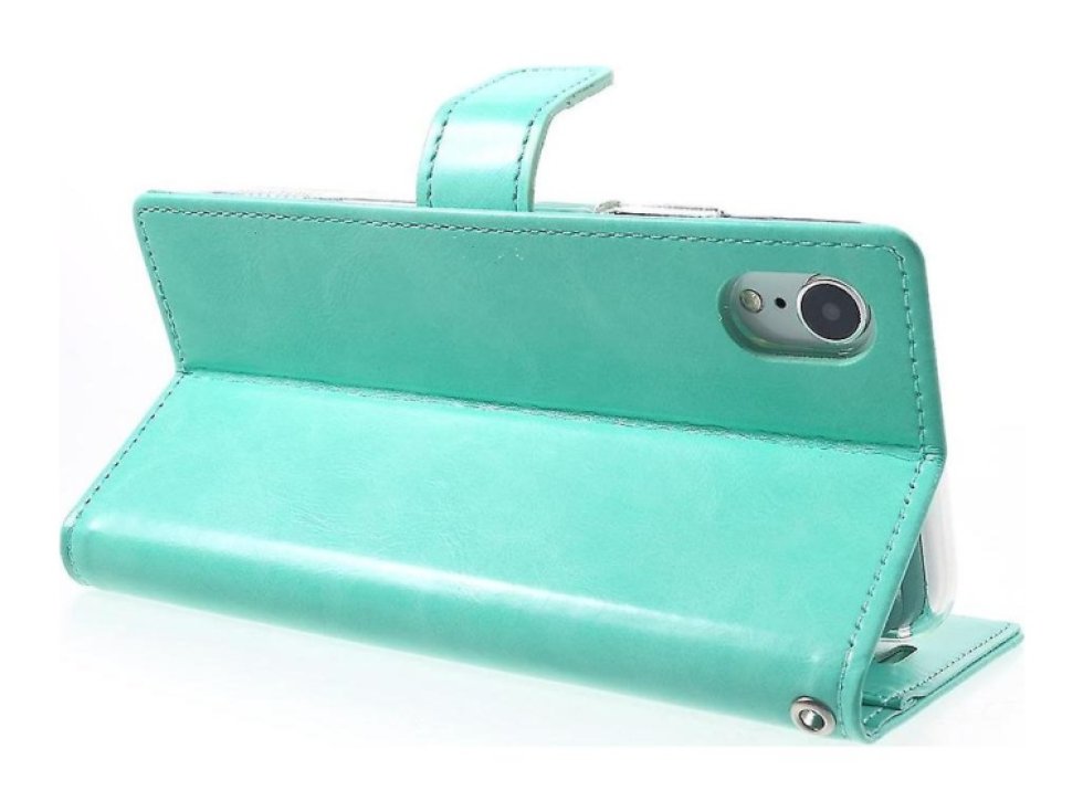 Pouzdro / kryt pro iPhone XR - Mercury, Bluemoon Diary Mint