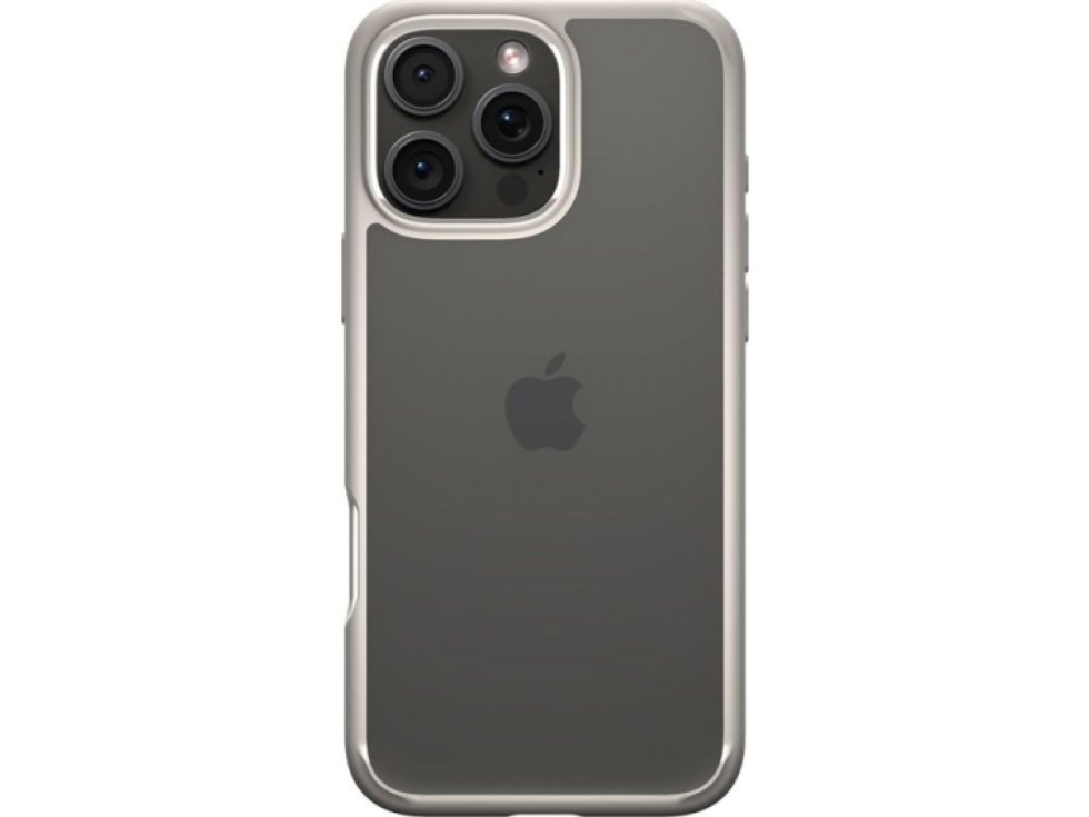 Ochranný kryt na iPhone 16 Pro MAX - Spigen, Ultra Hybrid Natural TItanium