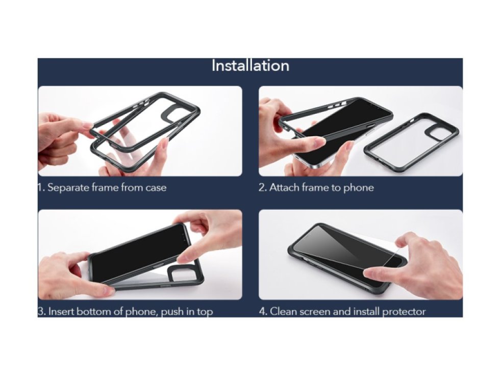 Ochranný kryt pro iPhone 12 Pro MAX - ESR, Alliance Tough Black 3C01201380101