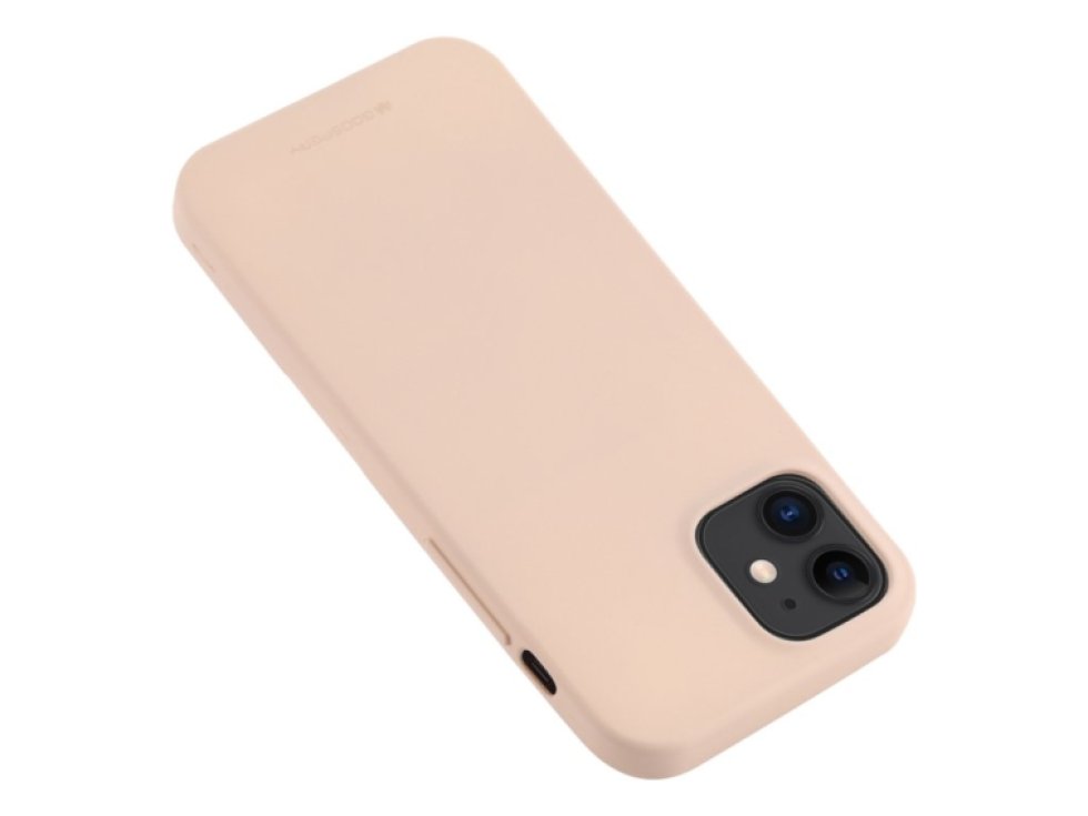 Ochranný kryt pro iPhone 12 mini - Mercury, Soft Feeling Pink Sand