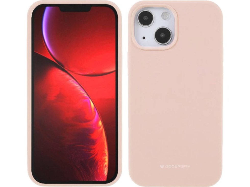 Ochranný kryt pro iPhone 13 mini - Mercury, Soft Feeling Pink Sand