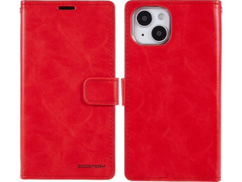 Ochranné pouzdro pro iPhone 14 PLUS - Mercury, Bluemoon Diary Red