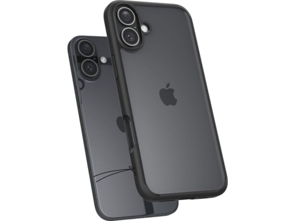 Ochranný kryt na iPhone 16 PLUS - Spigen, Ultra Hybrid Matte Black