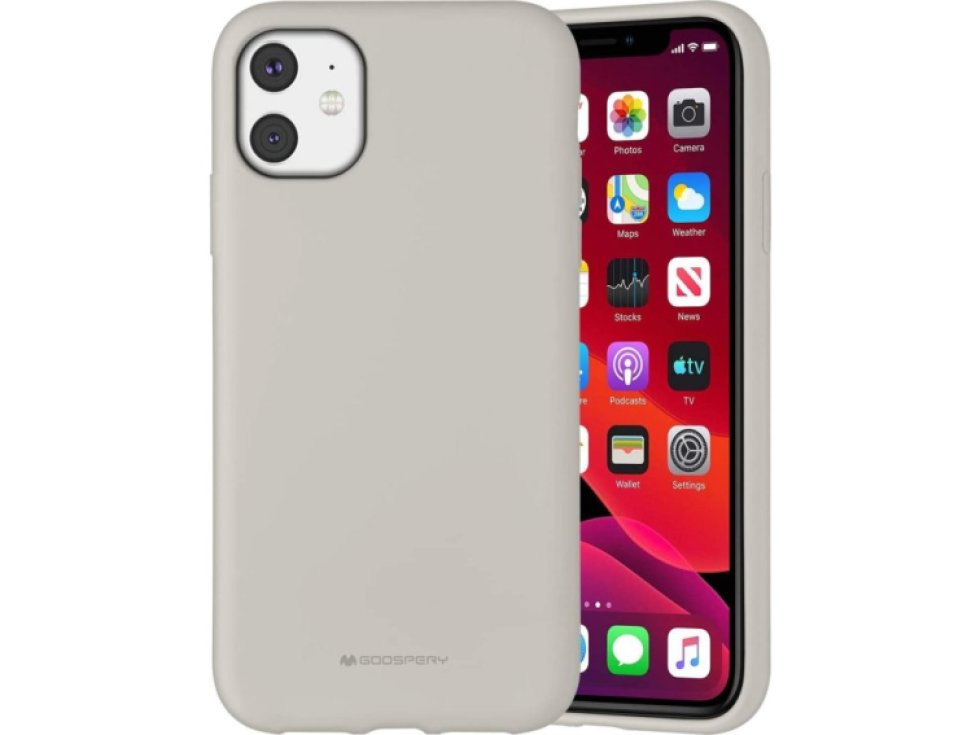 Ochranný kryt pro iPhone 11 - Mercury, Silicone Stone