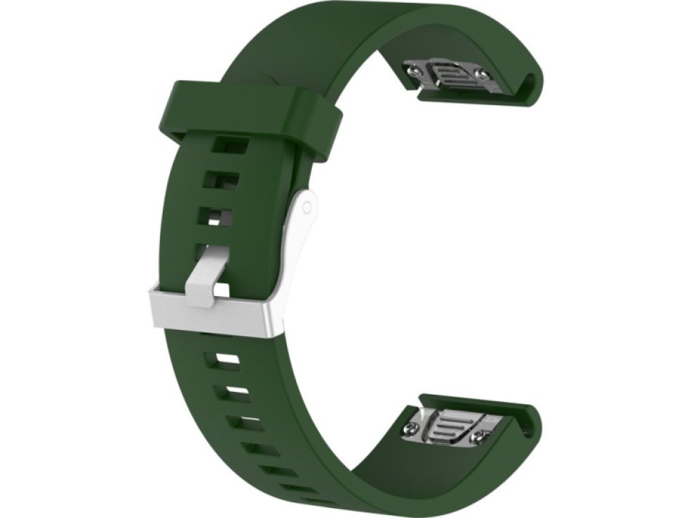 QuickFit silikonový hladký řemínek s přezkou 20mm