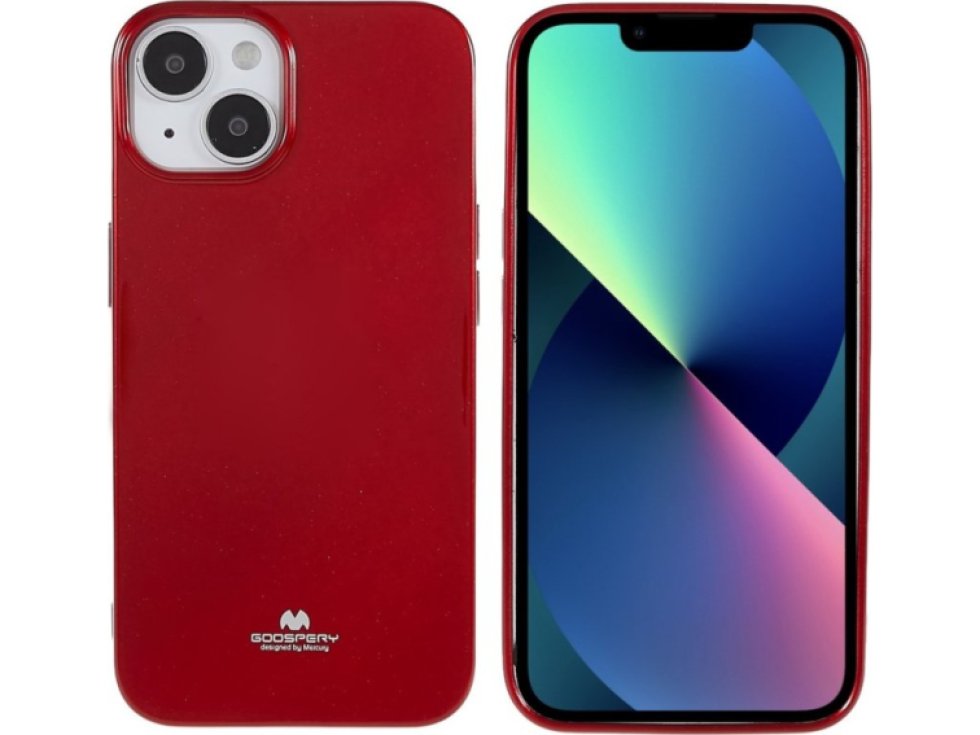Ochranný kryt pro iPhone 14 PLUS - Mercury, Jelly Red