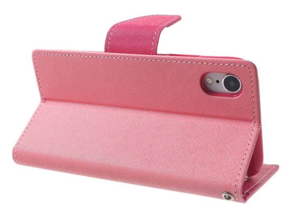 Pouzdro / kryt pro iPhone XR - Mercury, Fancy Diary Pink/HotPink