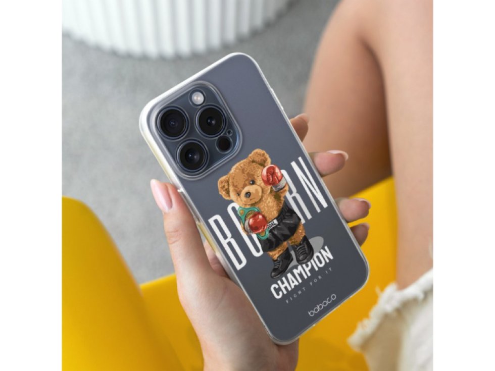 Ochranný kryt na iPhone 15 Pro MAX - Babaco, Teddy Fighter 001 BPCTEDDY5575