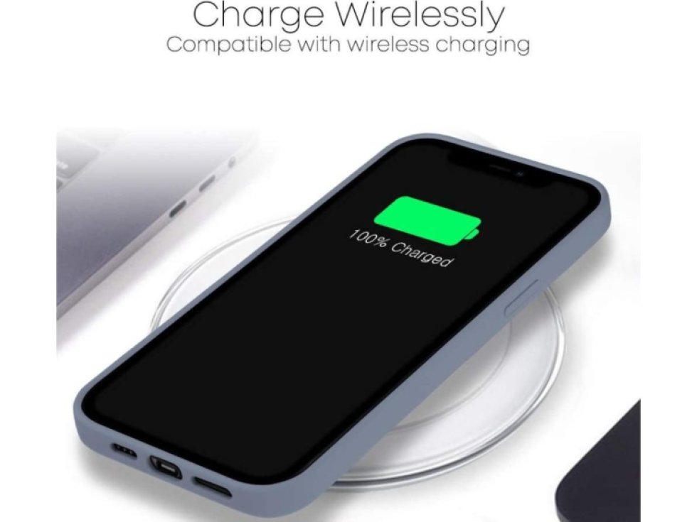 Ochranný kryt pro iPhone 12 Pro MAX - Mercury, Silicone Lavender Gray