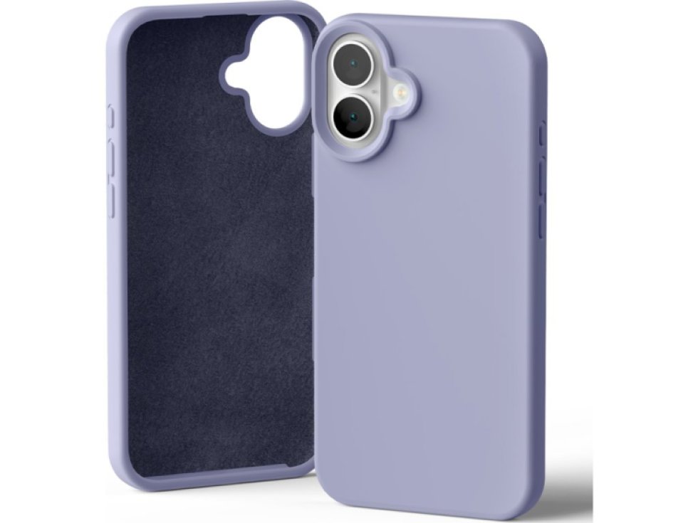 Ochranný kryt na iPhone 16 PLUS - Mercury, Silicone Lavender