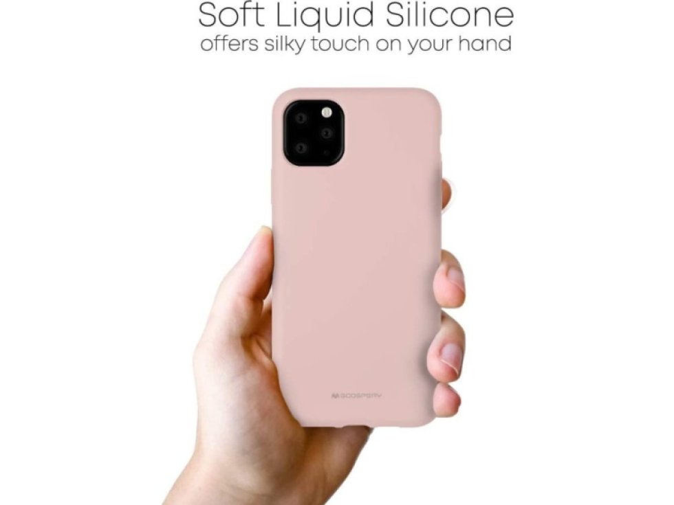 Ochranný kryt pro iPhone 11 Pro MAX - Mercury, Silicone Pink Sand