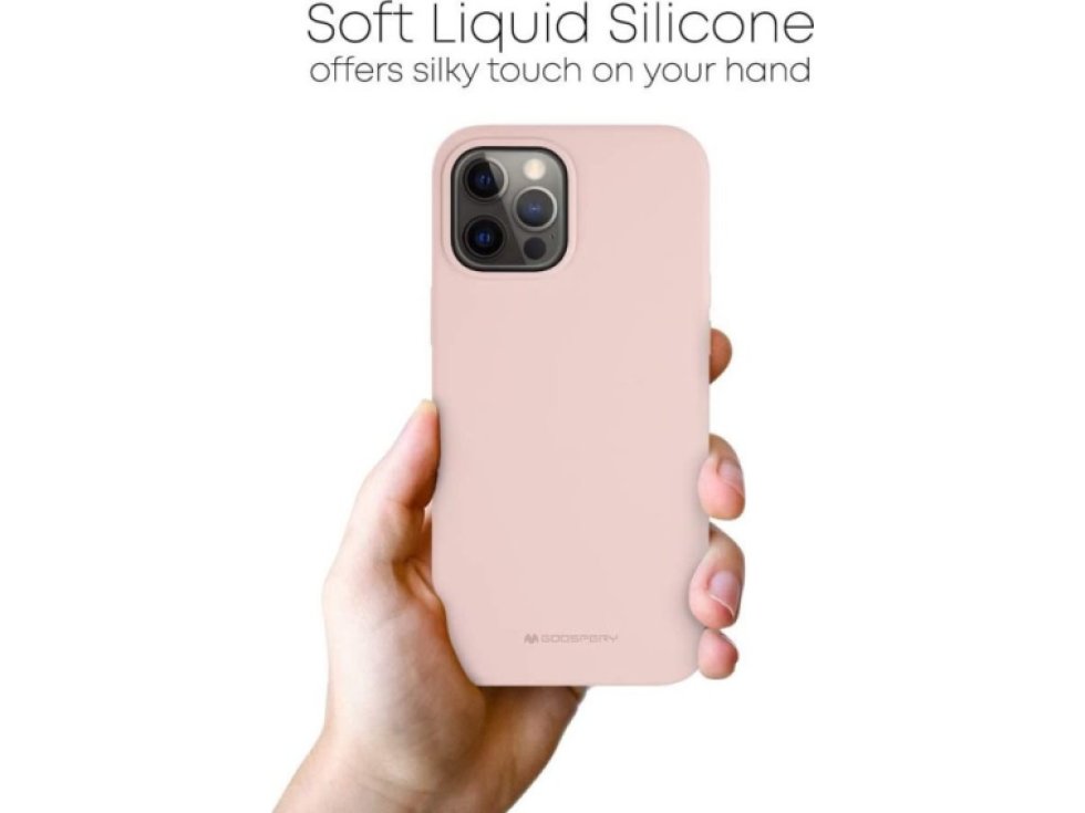 Ochranný kryt pro iPhone 12 Pro MAX - Mercury, Silicone Pink Sand