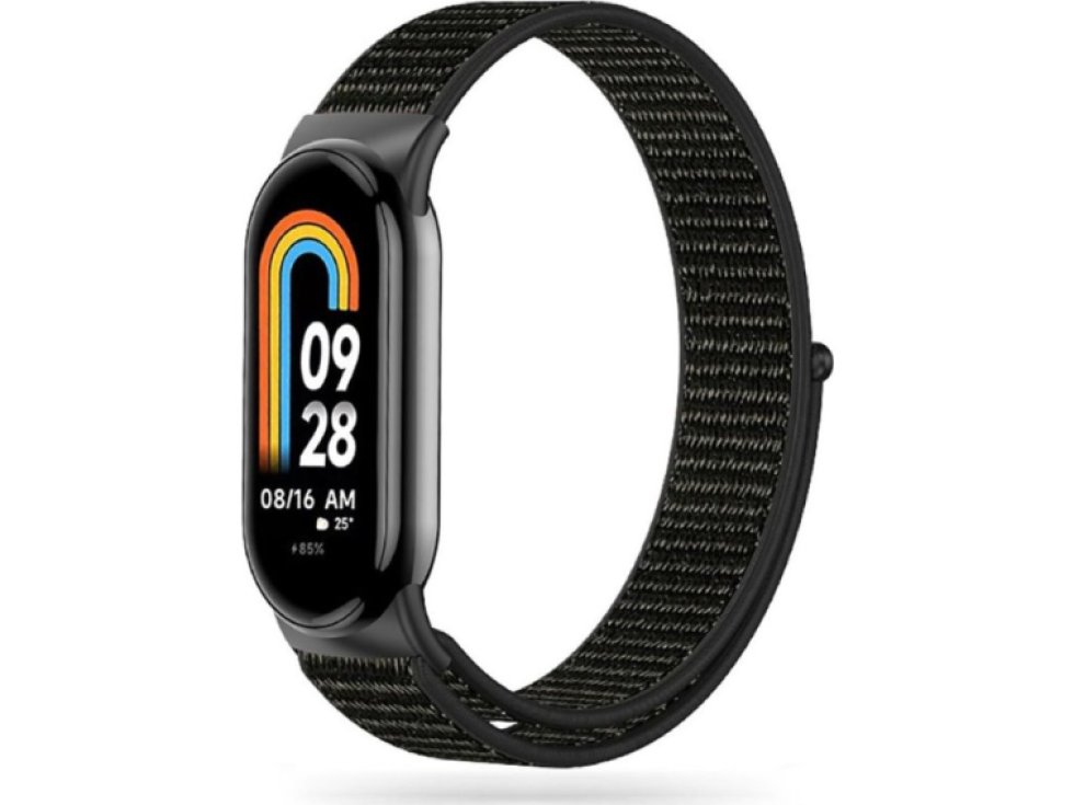 Řemínek pro Xiaomi Mi Band 8 / 9 - Tech-Protect, Nylon Black