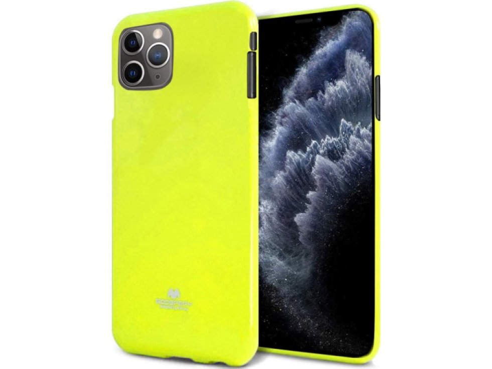 Ochranný kryt pro iPhone XR - Mercury, Fluorscence Jelly Lime