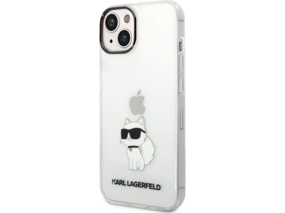 Ochranný kryt pro iPhone 14 PLUS - Karl Lagerfeld, IML Choupette NFT Transparent KLHCP14MHNCHTCT