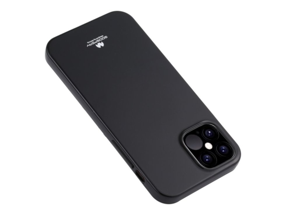 Ochranný kryt pro iPhone 12 Pro MAX - Mercury, Jelly Black