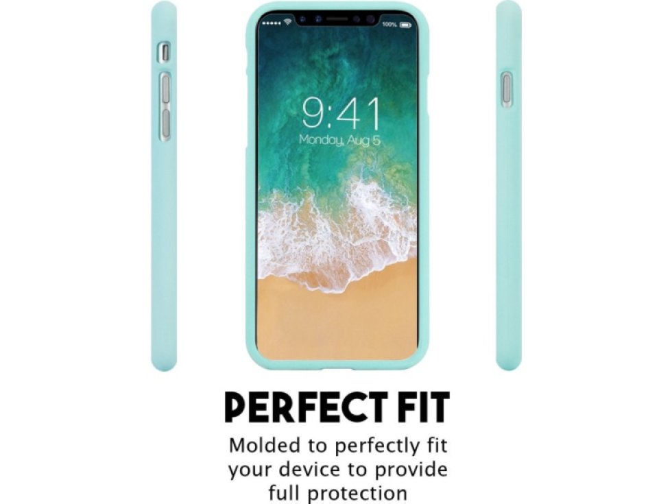 Ochranný kryt pro iPhone XS / X - Mercury, Soft Feeling Mint