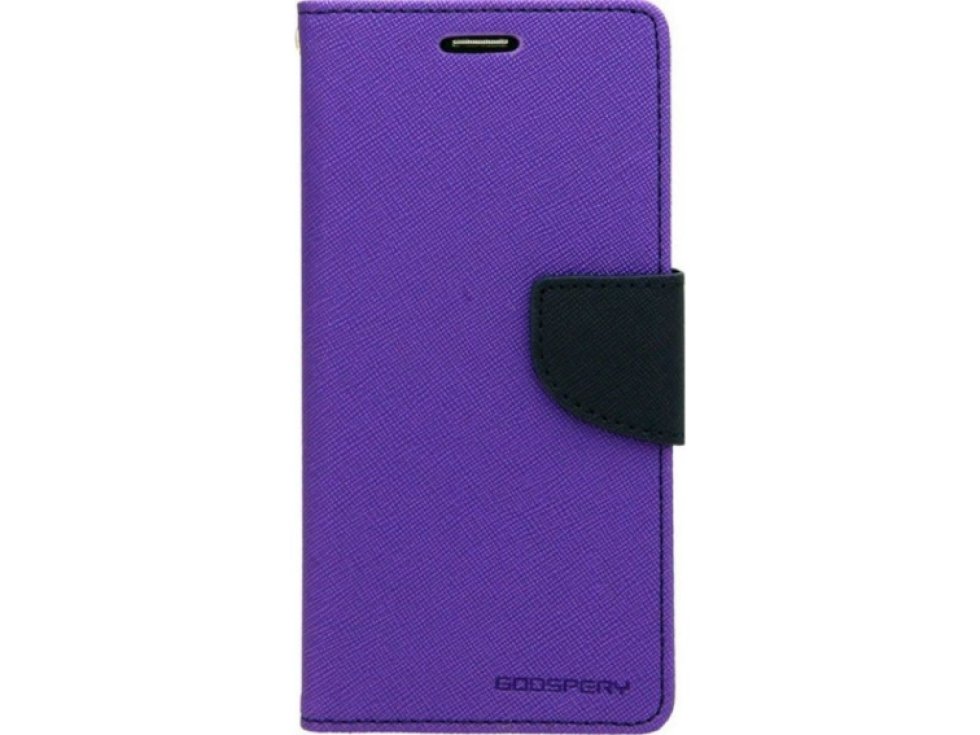 Pouzdro / kryt pro iPhone XR - Mercury, Fancy Diary Purple/Navy
