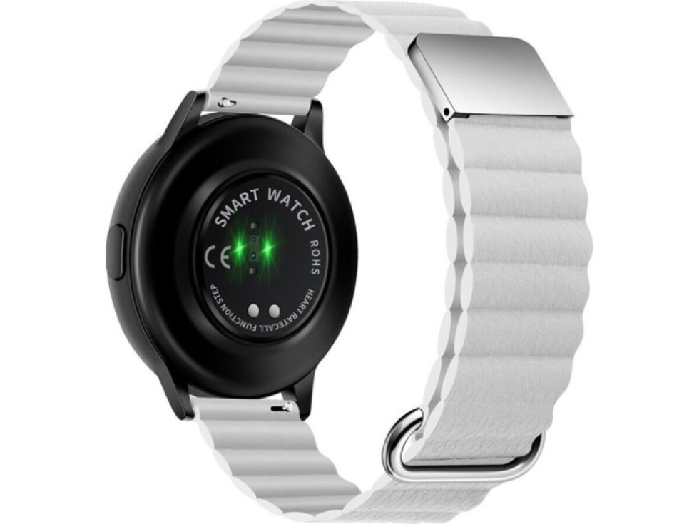 Stylový kožený řemínek s magnetem pro chytré hodinky 22mm