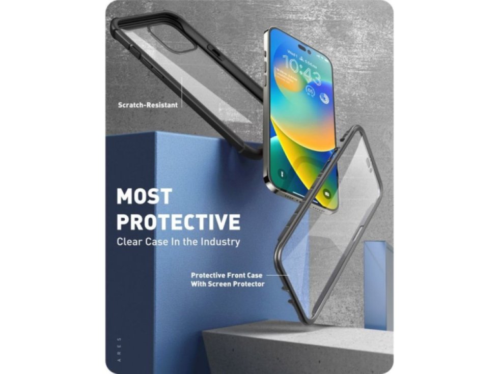 Ochranný kryt pro iPhone 14 Pro MAX - Supcase, Ares Black