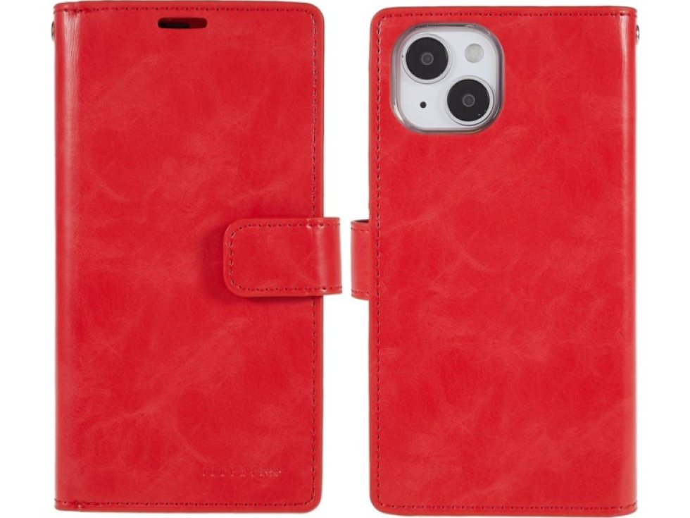 Ochranné pouzdro na iPhone 15 PLUS - Mercury, Mansoor Diary Red
