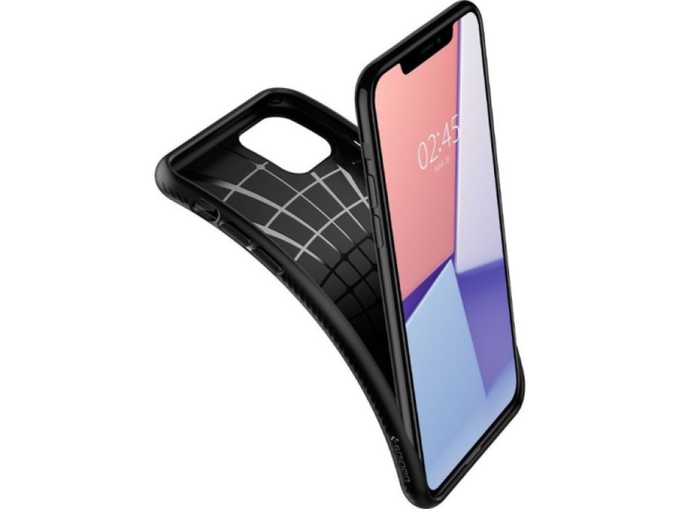 Ochranný kryt na iPhone 11 - Spigen, Liquid Air Black 076CS27184