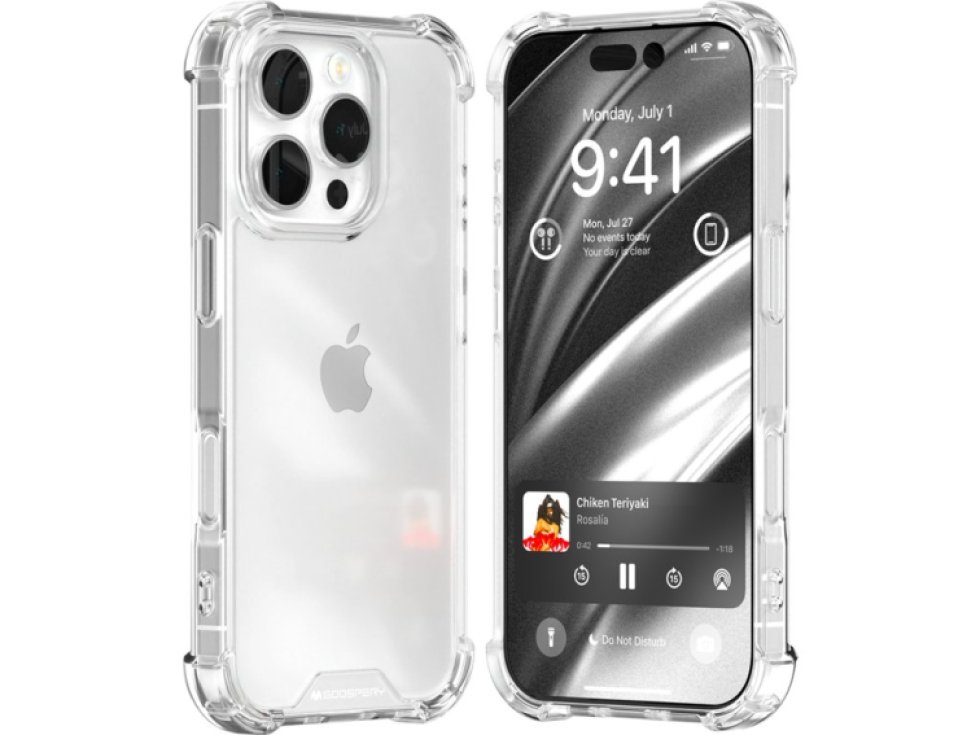 Ochranný kryt na iPhone 16 PLUS - Mercury, SuperProtect Transparent