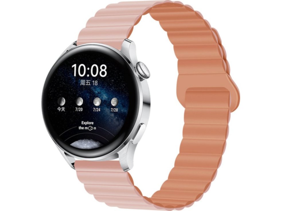 Stylový řemínek s magnetem pro chytré hodinky - Pink sand