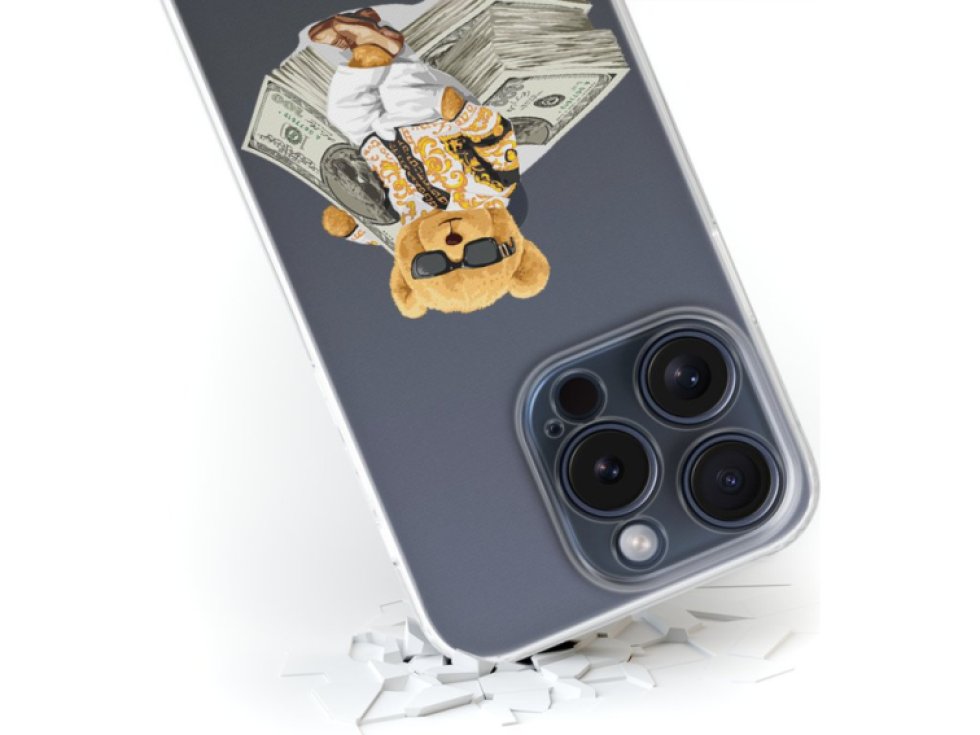 Ochranný kryt na iPhone 12 Pro MAX - Babaco, Teddy Money 003 BPCTEDDY12595