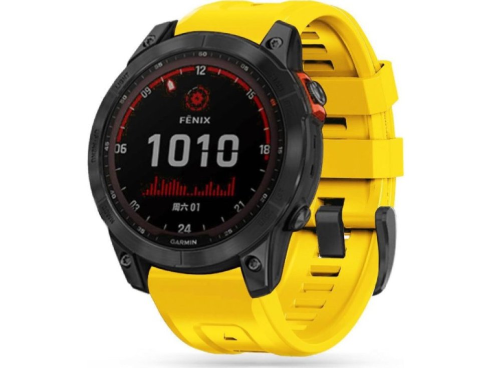 Řemínek pro Garmin Fenix 5 / 6 / 6 PRO / 7 - Tech-Protect, Iconband Yellow