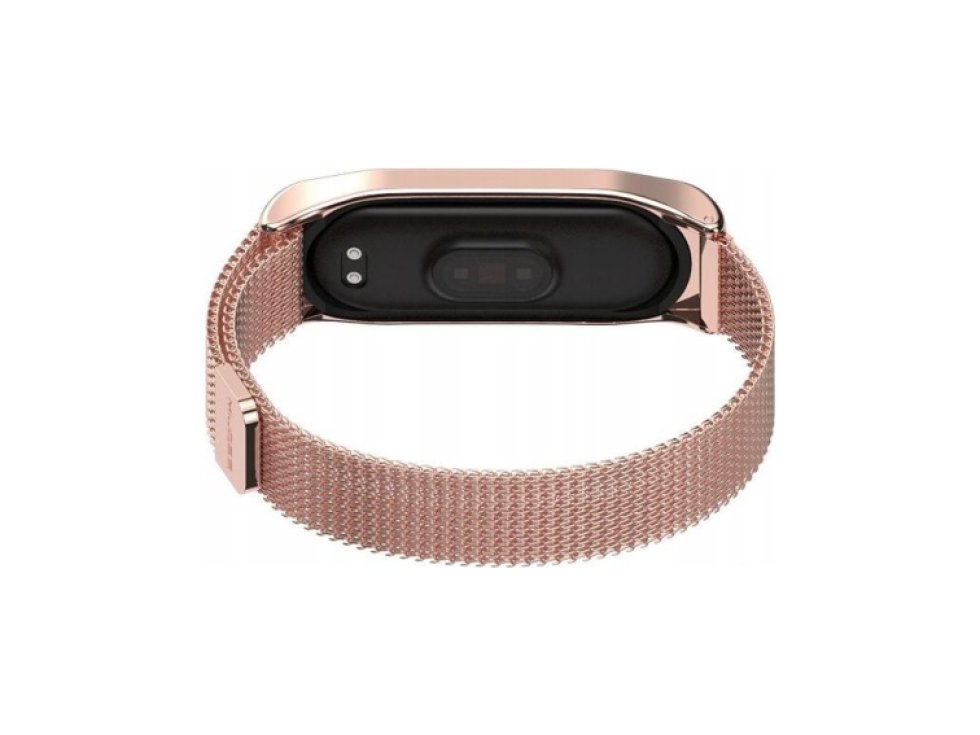 Milaneseband pro Xiaomi Mi Band 3 / 4 růžová
